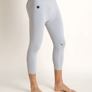 COPY - NEW UNDER ARMOUR RUSH 3/4 LEGGING COMPRESSION PANTS GRAY/GRAY SIZE MEDIUM